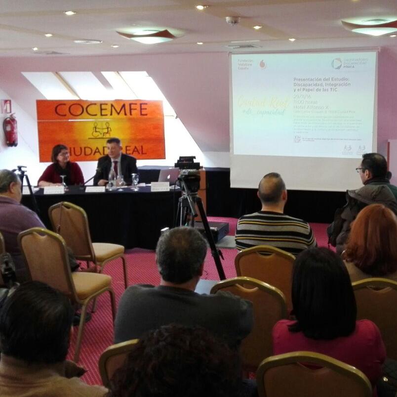 Presentació estudi Discapacitat i TIC a Ciudad Real