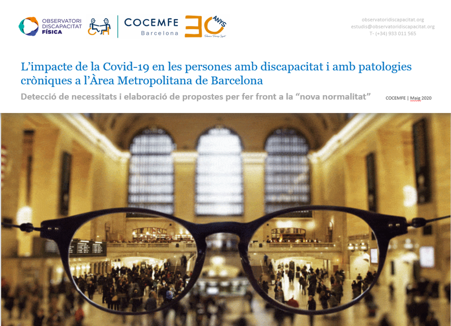 Estudi sobre l'impacte del COVID-19 Estudi sobre l'impacte del COVID-19