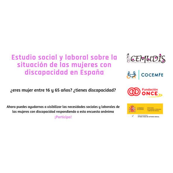 Estudio de Investigación sobre la Situación Social y Laboral de las Mujeres con Discapacidad en España Estudio de Investigación sobre la Situación Social y Laboral de las Mujeres con Discapacidad en España
