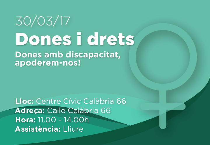 Imatge de la sessió sobre 'Dones i Drets', inclosa en les jornades Dones amb Discapacitat, apoderem-nos!