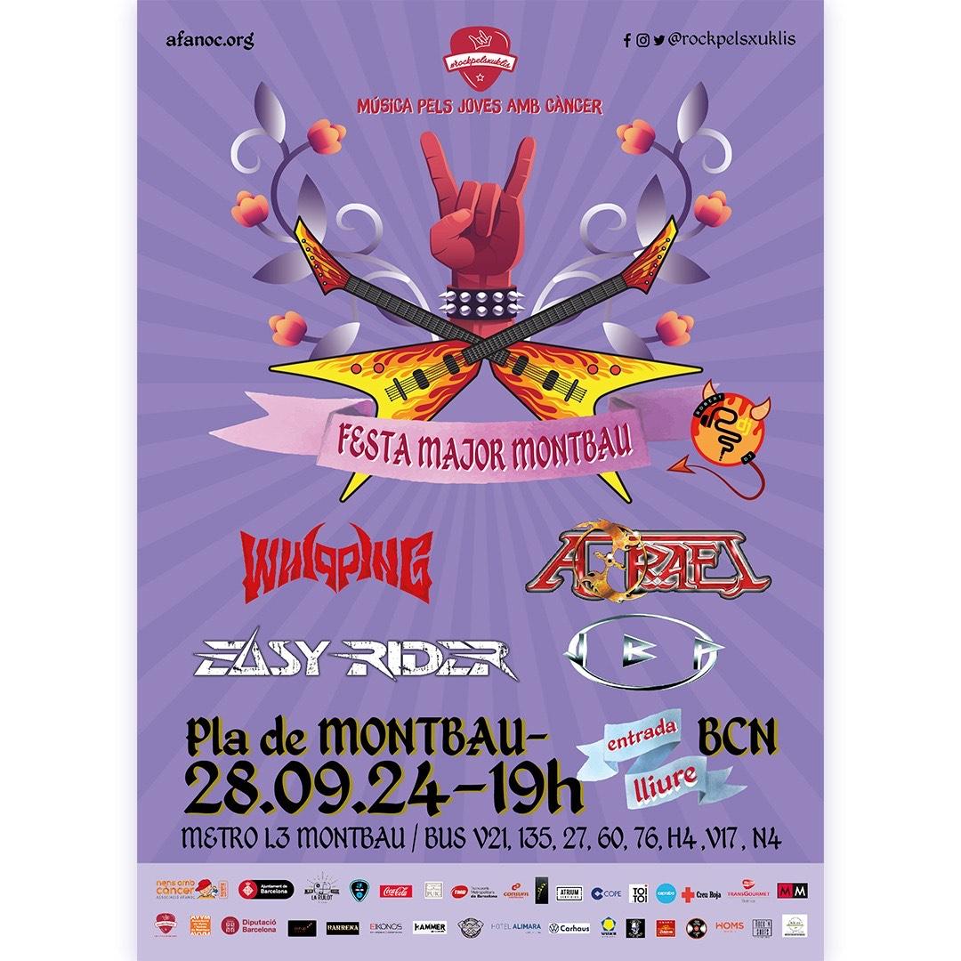 Cartell Festa Major Montbau - Música pel Joves amb càncer