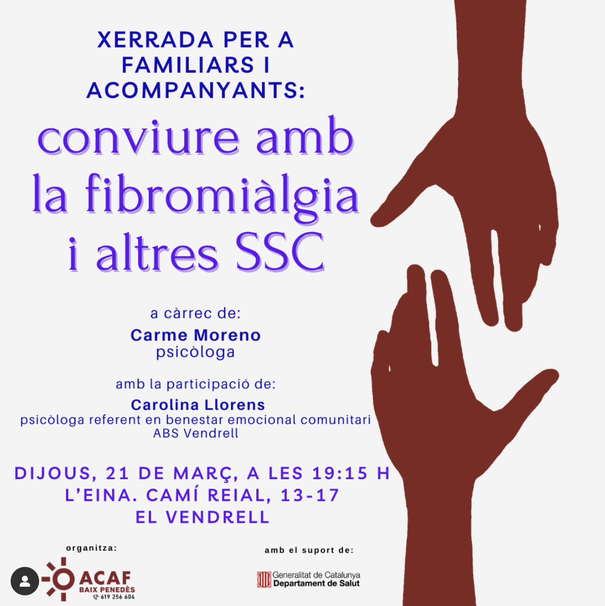 Conviure amb la fibromiàlgia i altres SSC