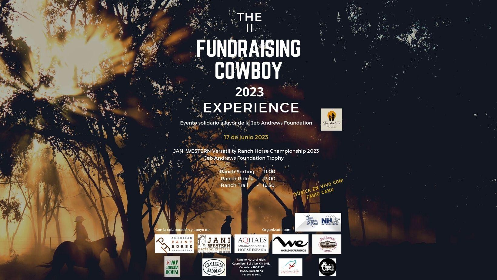 Cartell de The II Fundraising Cowboy 2023 Experience