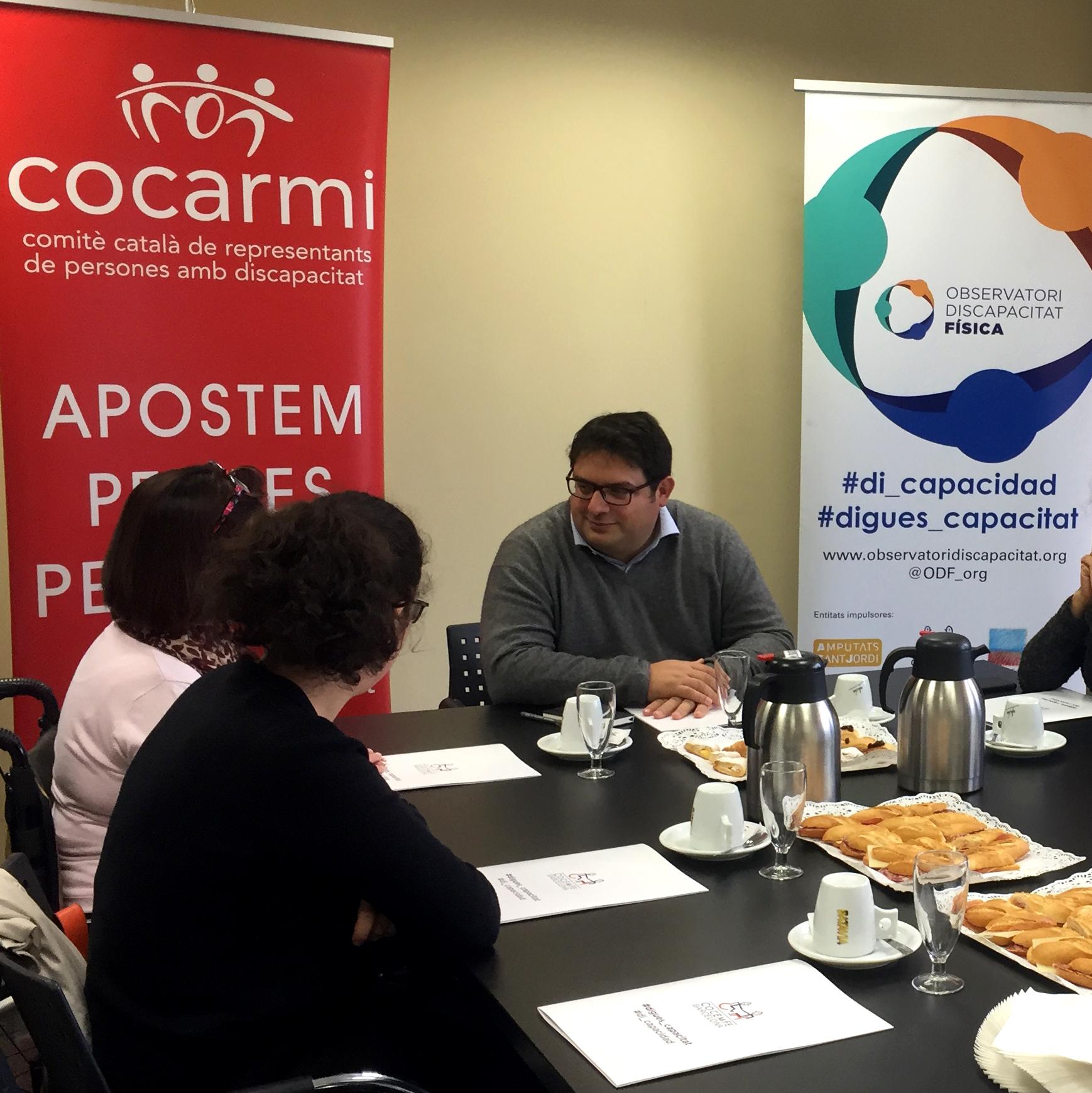 Visita eurodiputat Francesc Gambús a lODF i el COCARMI